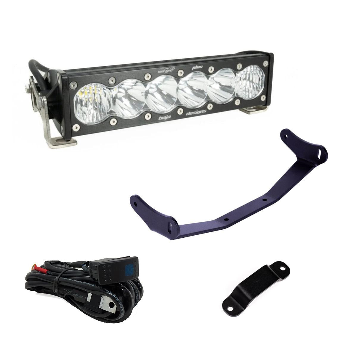 Can-Am, Maverick R, Clear 10" OnX6+ Shock Tower Kit by Baja Designs