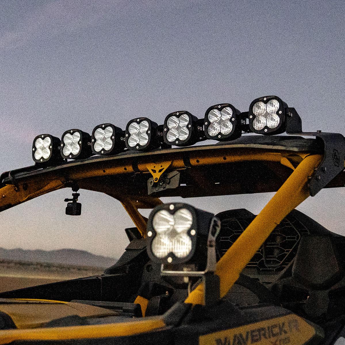 Can-Am, Maverick R, 7XL Linkable Roof Mount Kit by Baja Designs