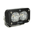 S2 Pro Black LED Light Pod (Wide Cornering; Clear) by Baja Designs