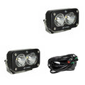 S2 Pro Black LED Light Pod Pair (Spot; Clear) by Baja Designs