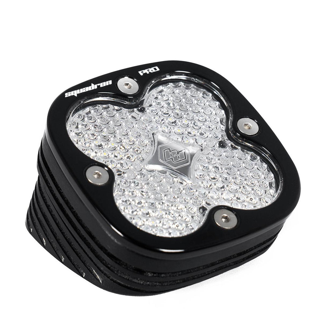 Squadron Pro Black Angle Mount LED Light Pod (Work/Scene; Clear) by Baja Designs