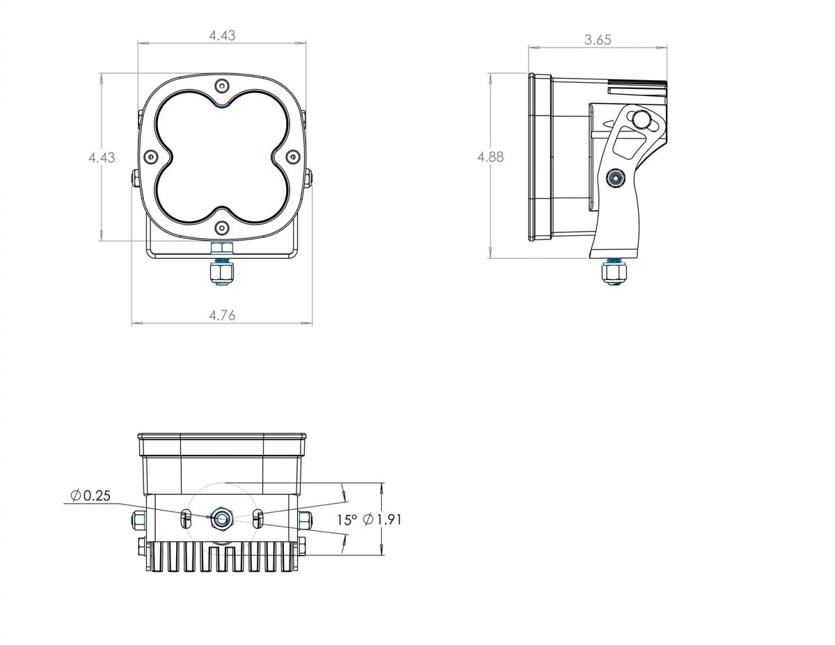 XL Pro LED Light Pod Pair (Spot; Clear) by Baja Designs
