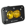 S2 Sport Black Flush Mount LED Light Pod (Driving/Combo; Baja Amber) by Baja Designs