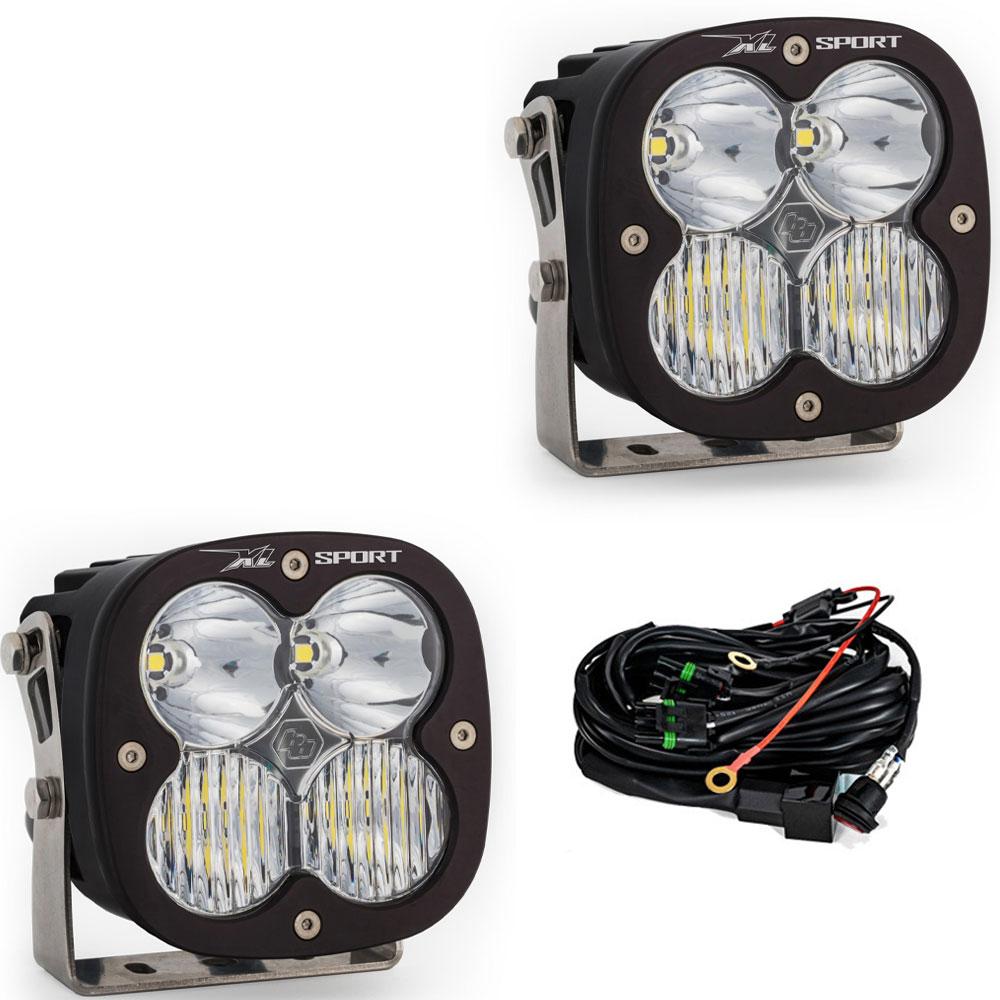 XL Sport LED Light Pod Pair (Driving/Combo; Clear) by Baja Designs