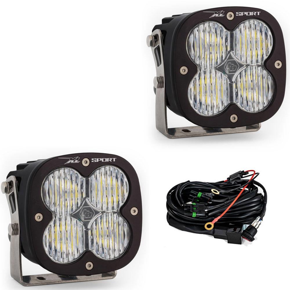 XL Sport LED Light Pod Pair (Wide Cornering; Clear) by Baja Designs