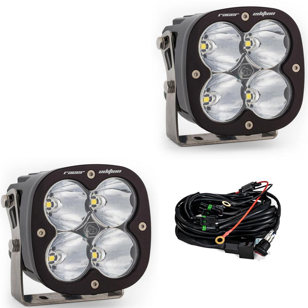 XL Racer Edition Light Pod Pair (Racer Spot; Clear) by Baja Designs