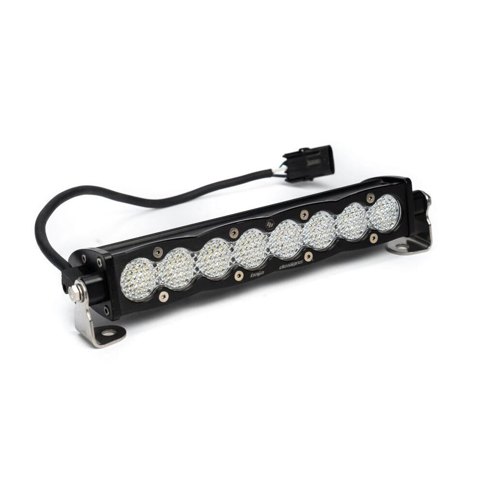 S8 Straight LED Light Bar (10 Inch; Work/Scene; Clear) by Baja Designs