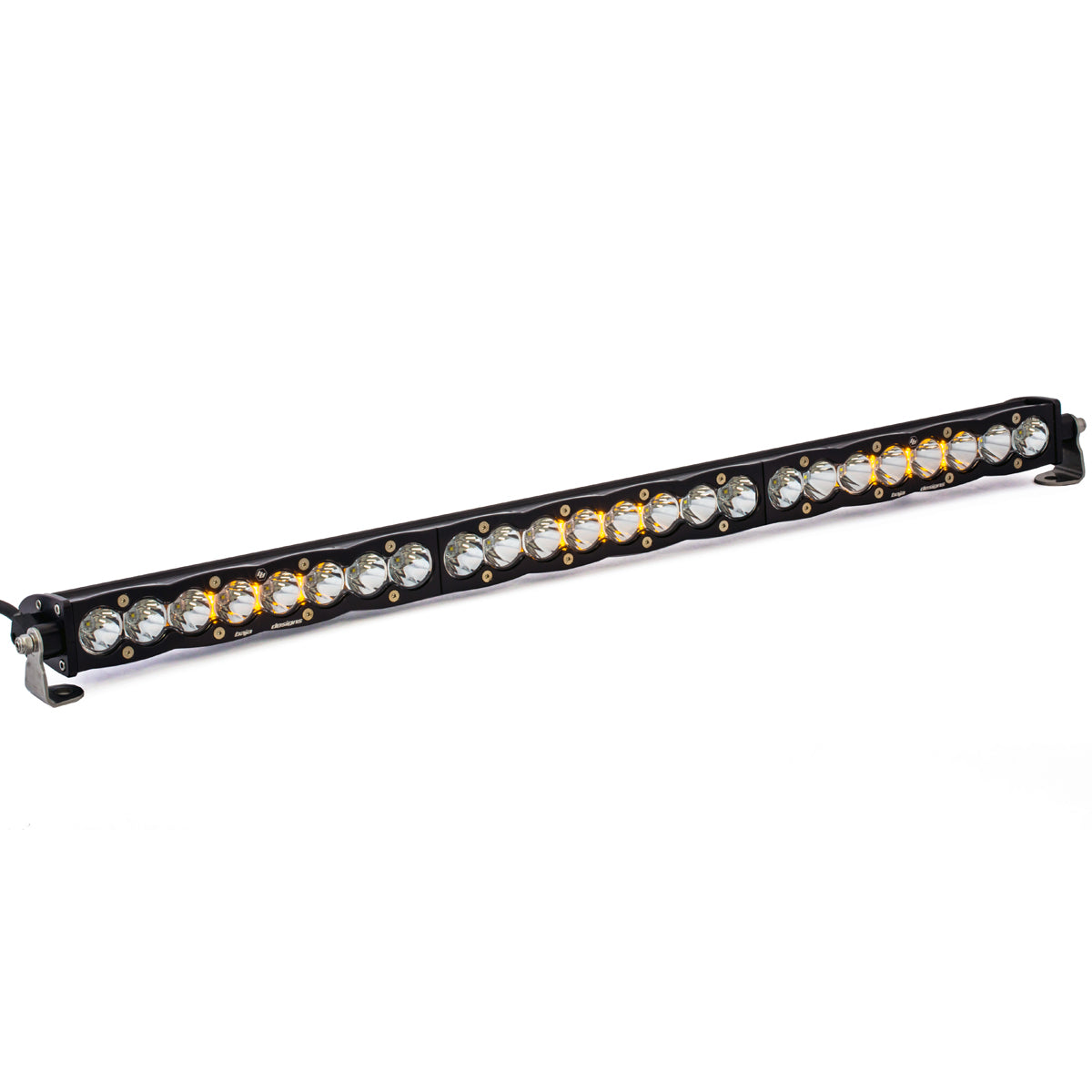 S8 Straight LED Light Bar (30 Inch; Spot; Clear) by Baja Designs