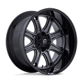 DARKSTAR 20X9 6X4.5/5.5 78 +1 M-GMTL BLK by Fuel Off-Road