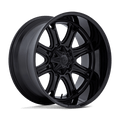 DARKSTAR 22X10 8X180 124 -18 M-BLK G-BLK