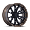 MUTINY 22X10 6X5.5 106 -18 M-BLK G-BRNZ by Fuel Off-Road