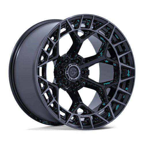 CHARGER 17X9 6X5.5 106 -12 G-BLK BRS-DDT by Fuel Off-Road