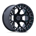CHARGER 17X9 6X5.5 106 -12 G-BLK BRS-DDT by Fuel Off-Road