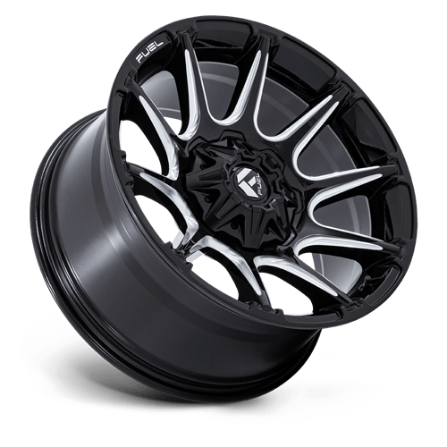 SUPER C 20X10 8X6.5 125 -18 G-BLK MILL by Fuel Off-Road