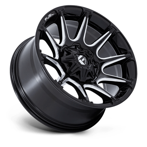 SUPER C 22X10 8X180 124 -18 G-BLK MILL by Fuel Off-Road