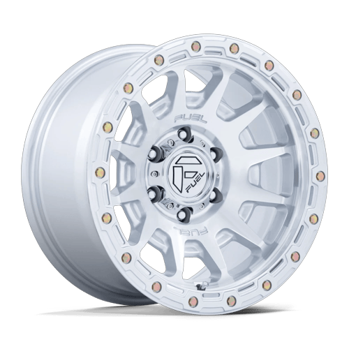FORTRESS 17X8.5 6X5.5 106 +25 G-SLV-MCH by Fuel Off-Road