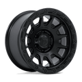 FORTRESS 17X8.5 5X5 71 +25 M-BLK G-BLK