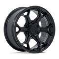 SPLICER 17X9 6X5.5 106 +1 BLK-OUT by Fuel Off-Road