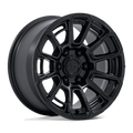 FOXHOUND 17X9 6X5.5 106 +1 BLK-OUT by Fuel Off-Road