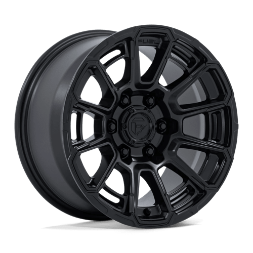 FOXHOUND 17X9 6X5.5 106 +1 BLK-OUT by Fuel Off-Road