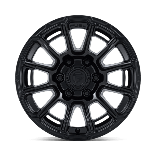 FOXHOUND 17X9 6X5.5 106 +1 BLK-OUT by Fuel Off-Road