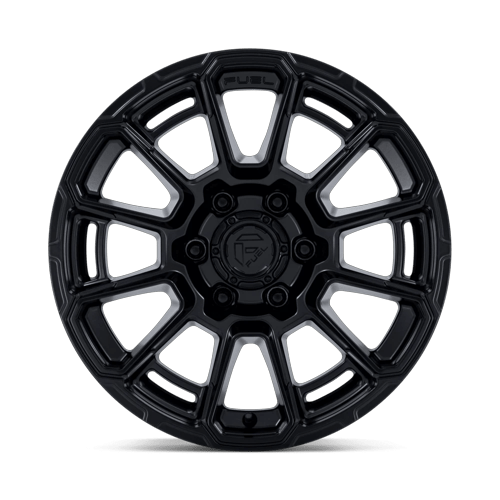 FOXHOUND 18X9 6X5.5 106 +20 BLK-OUT by Fuel Off-Road