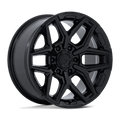 FLUX 17X9 6X5.5 106 +1 G-BLK by Fuel Off-Road