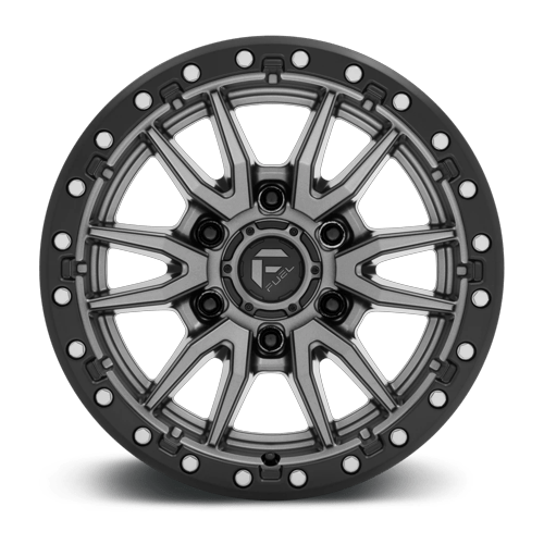 REBEL 20X9 6X135 87 +1 M-GMTL-BLK-RG by Fuel Off-Road