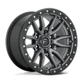 REBEL 18X9 6X5.5 106 -12 M-GMTL-BLK-RG