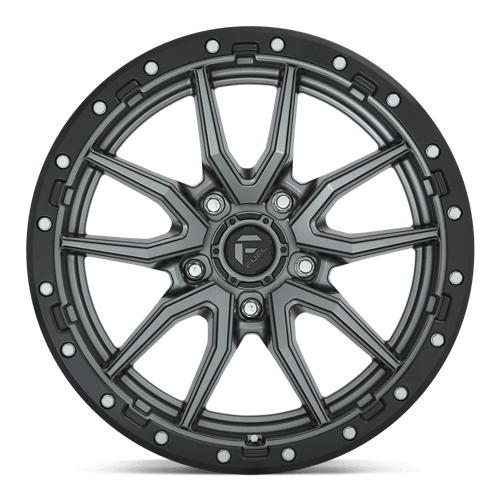 REBEL 20X9 5X5.5 78 +1 M-GMTL-BLK-RG by Fuel Off-Road
