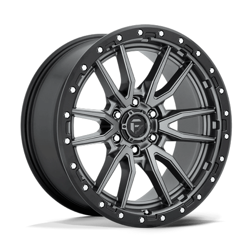 REBEL 20X9 6X5.5 106 +20 M-GMTL-BLK-RG by Fuel Off-Road