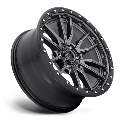 REBEL 20X9 6X5.5 106 +20 M-GMTL-BLK-RG by Fuel Off-Road