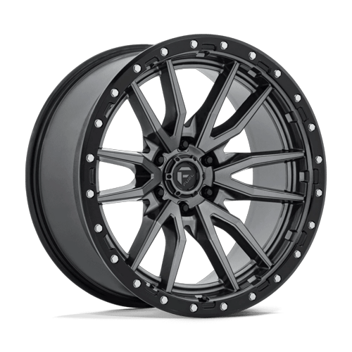 REBEL 22X10 6X5.5 106 -13 M-GMTL-BLK-RG by Fuel Off-Road