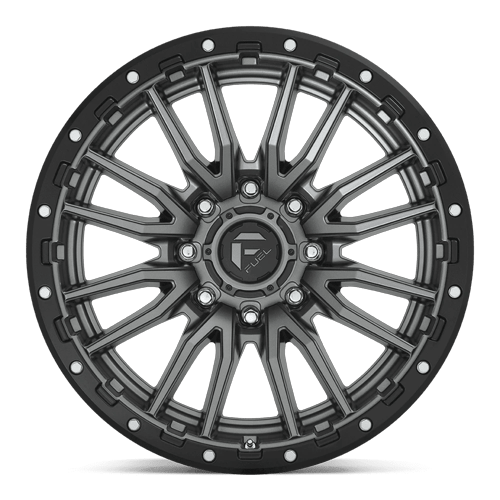 REBEL 22X10 8X180 124 -18 M-GMTL-BLK-RG by Fuel Off-Road