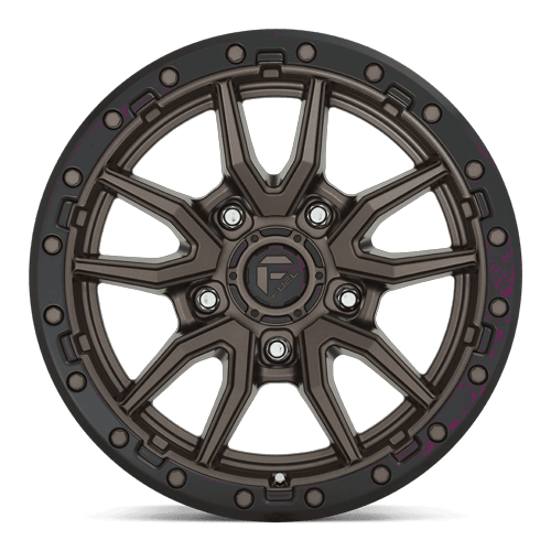 REBEL 17X9 5X5 71 -12 M-BNZ-BLK-RG by Fuel Off-Road