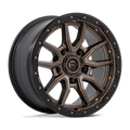 REBEL 17X9 5X5 71 +1 M-BNZ-BLK-RG by Fuel Off-Road