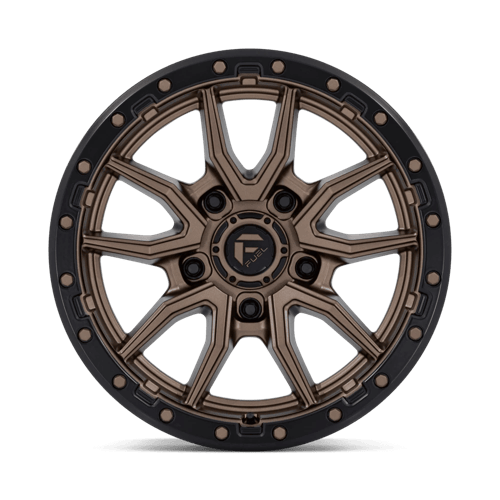 REBEL 17X9 5X5 71 +1 M-BNZ-BLK-RG by Fuel Off-Road
