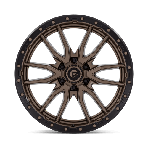 REBEL 22X9 6X5.5 106 +20 M-BNZ-BLK-RG by Fuel Off-Road