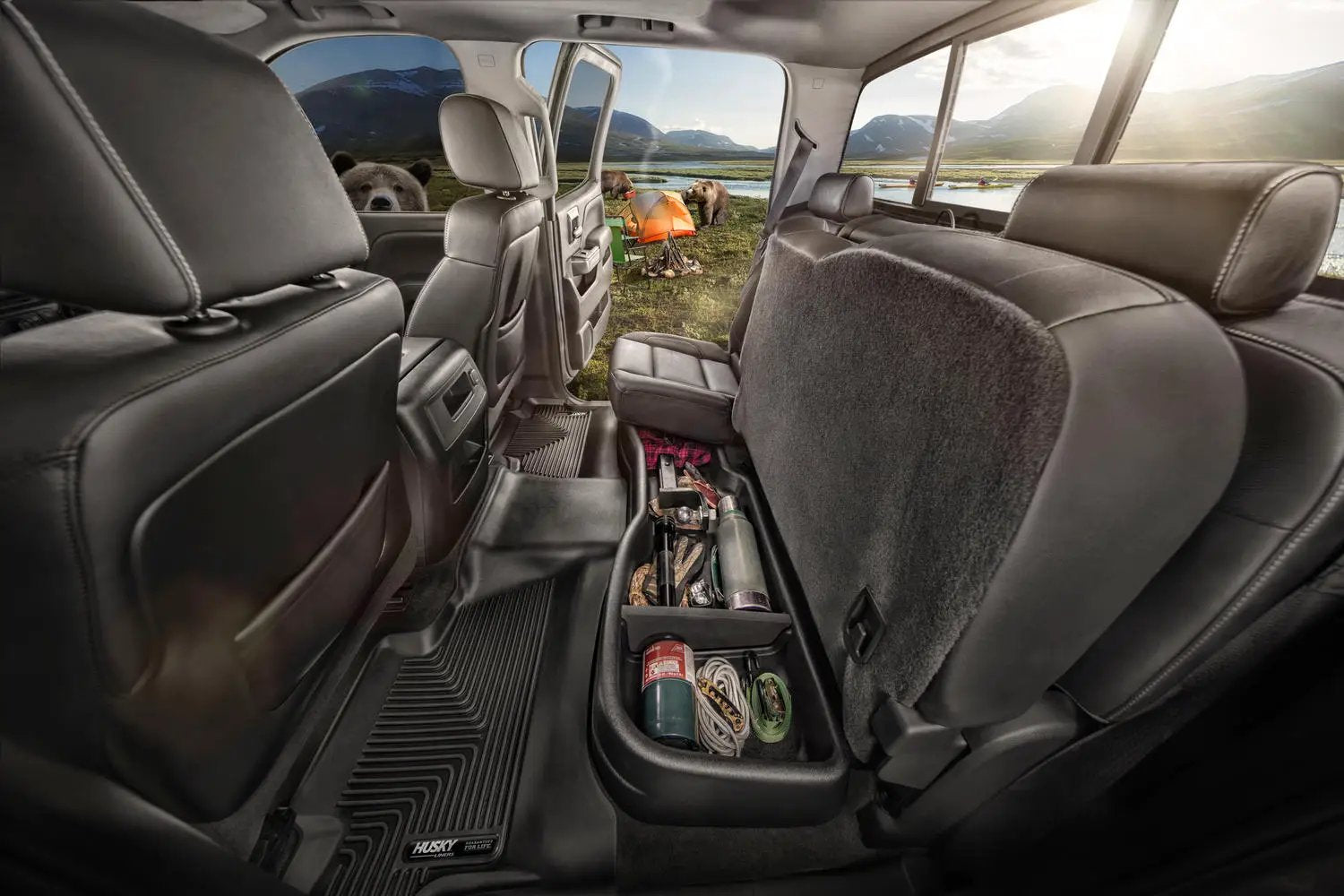 Gearbox Storage Systems - Under Seat Storage Box by Husky Liners