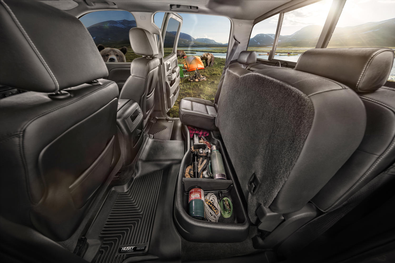 Gearbox Storage Systems - Under Seat Storage Box by Husky Liners