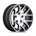 HE1825 14X6 5X4.5 -6 G-BLK-MCH (NO CAP) by Helo