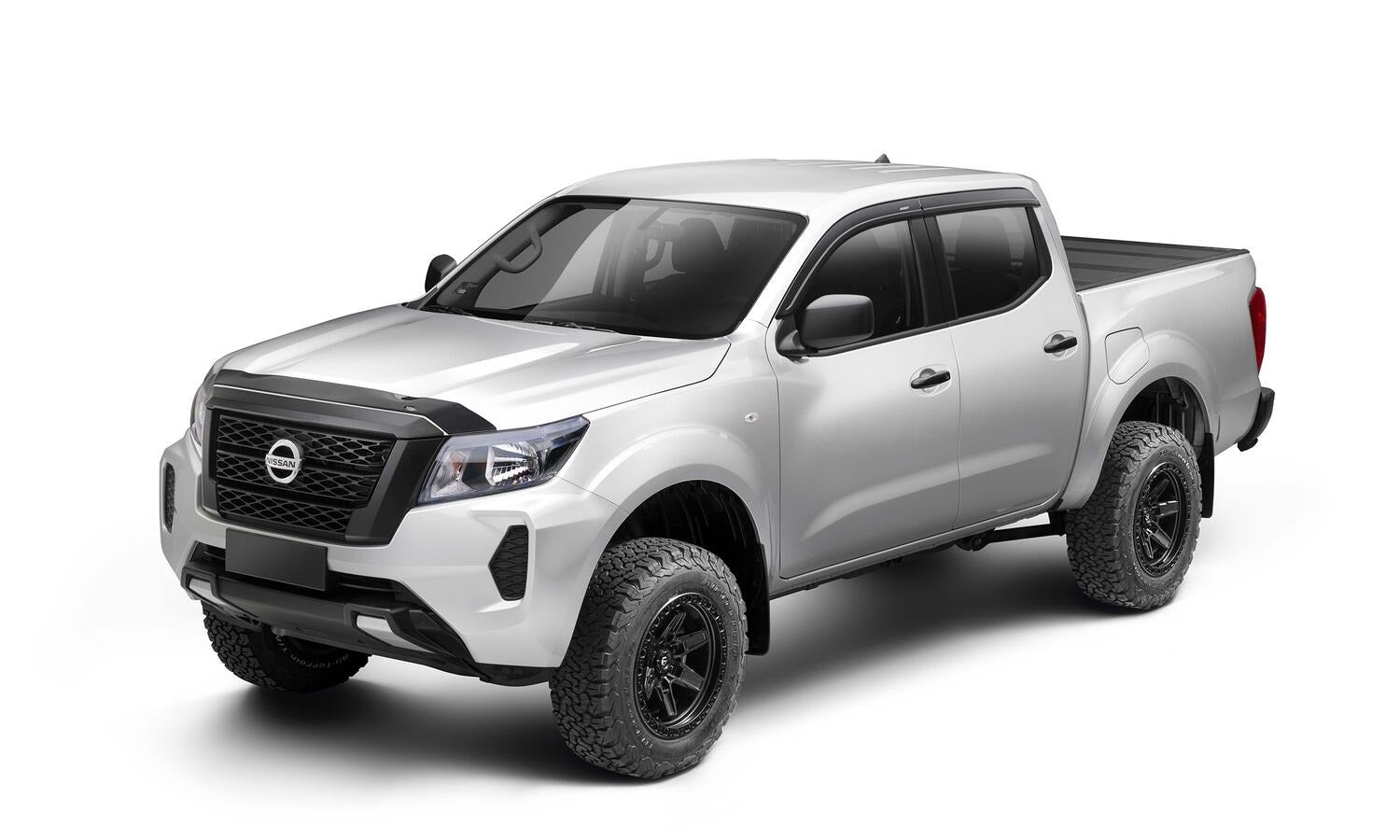 Husky Liners 2842195 Aeroskin Flush Mount Dark Smoke Hood Protector For 22-23 Nissan Frontier by Husky Liners