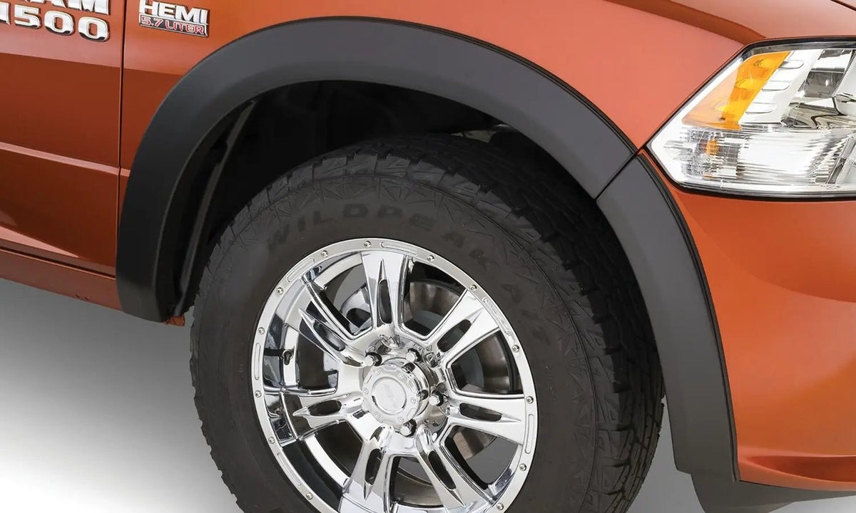 OE Style Fender Flares Black Smooth Finish 4-Piece Set by Husky Liners