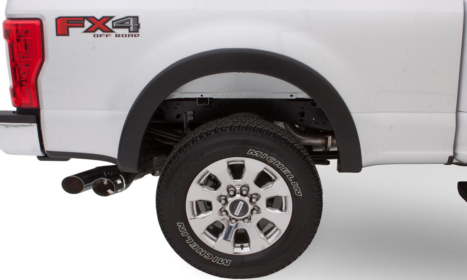 OE Style Fender Flares Black Smooth Finish 4-Piece Set by Husky Liners
