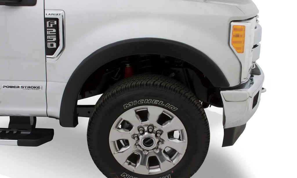 OE Style Fender Flares Black Smooth Finish 4-Piece Set by Husky Liners