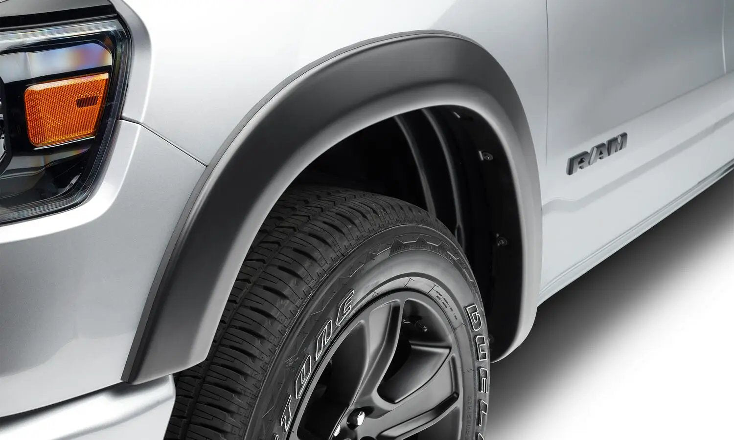 OE Style Fender Flares Black Smooth Finish 4-Piece Set by Husky Liners