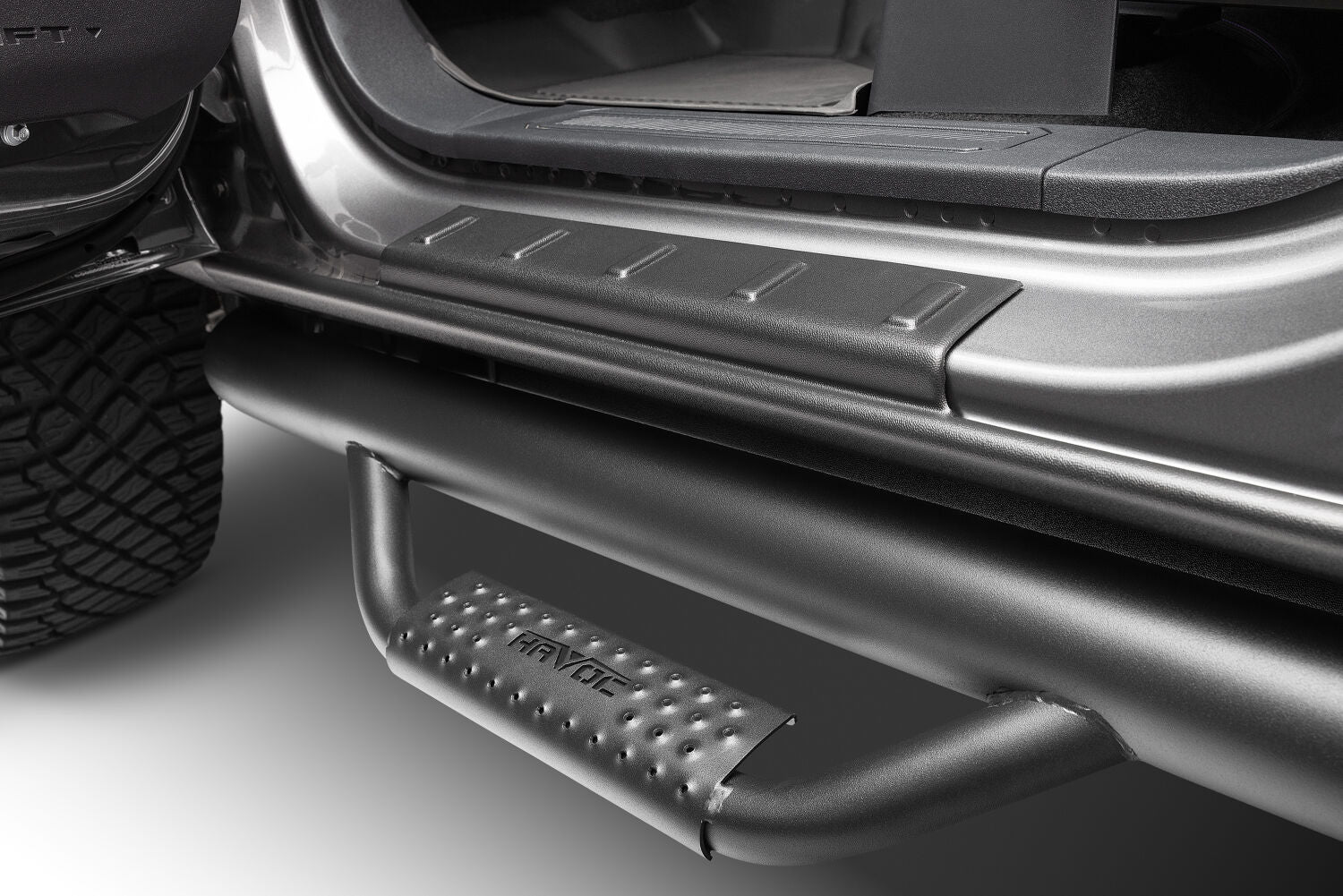 Trail Armor Rocker Panel Black, Incl. Side Panels/Sill Plate Cover by Husky Liners
