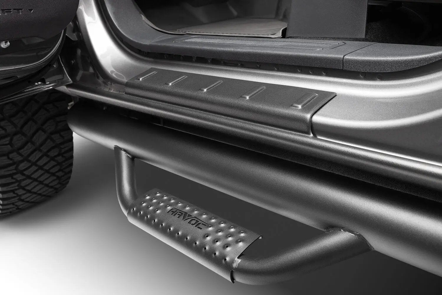 Trail Armor Rocker Panel Black, Incl. Side Panels/Sill Plate Cover by Husky Liners