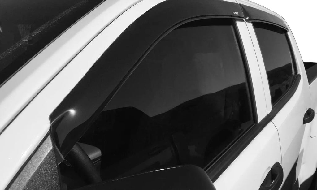 Low Profile Ventvisor Deflector; Smoke; Outside Mount; 4 pc. by Husky Liners
