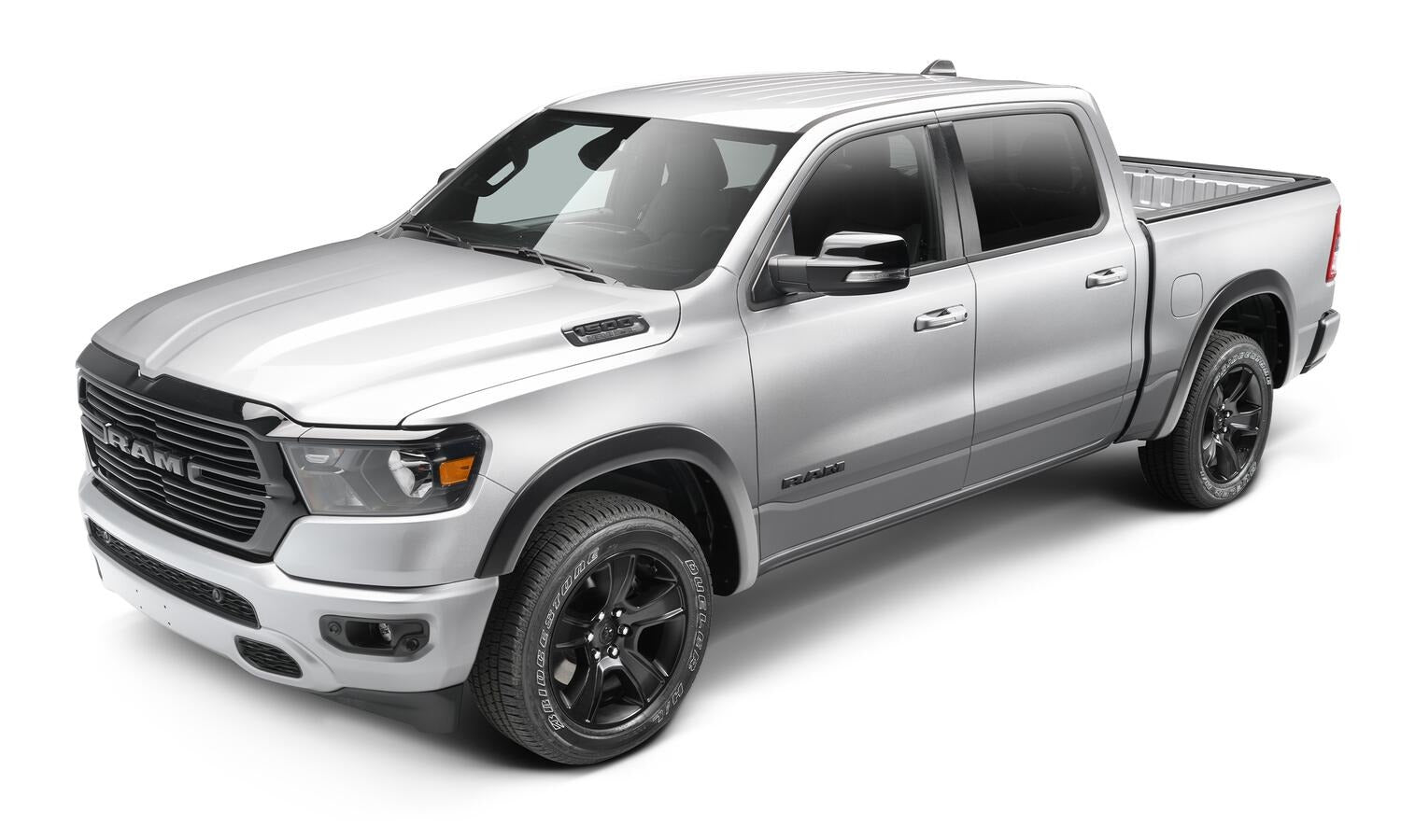 Husky Liners 2805928 OE-Style Smooth Finish Fender Flare Set For 19-23 Ram 1500 Exc. Rebel & TRX by Husky Liners